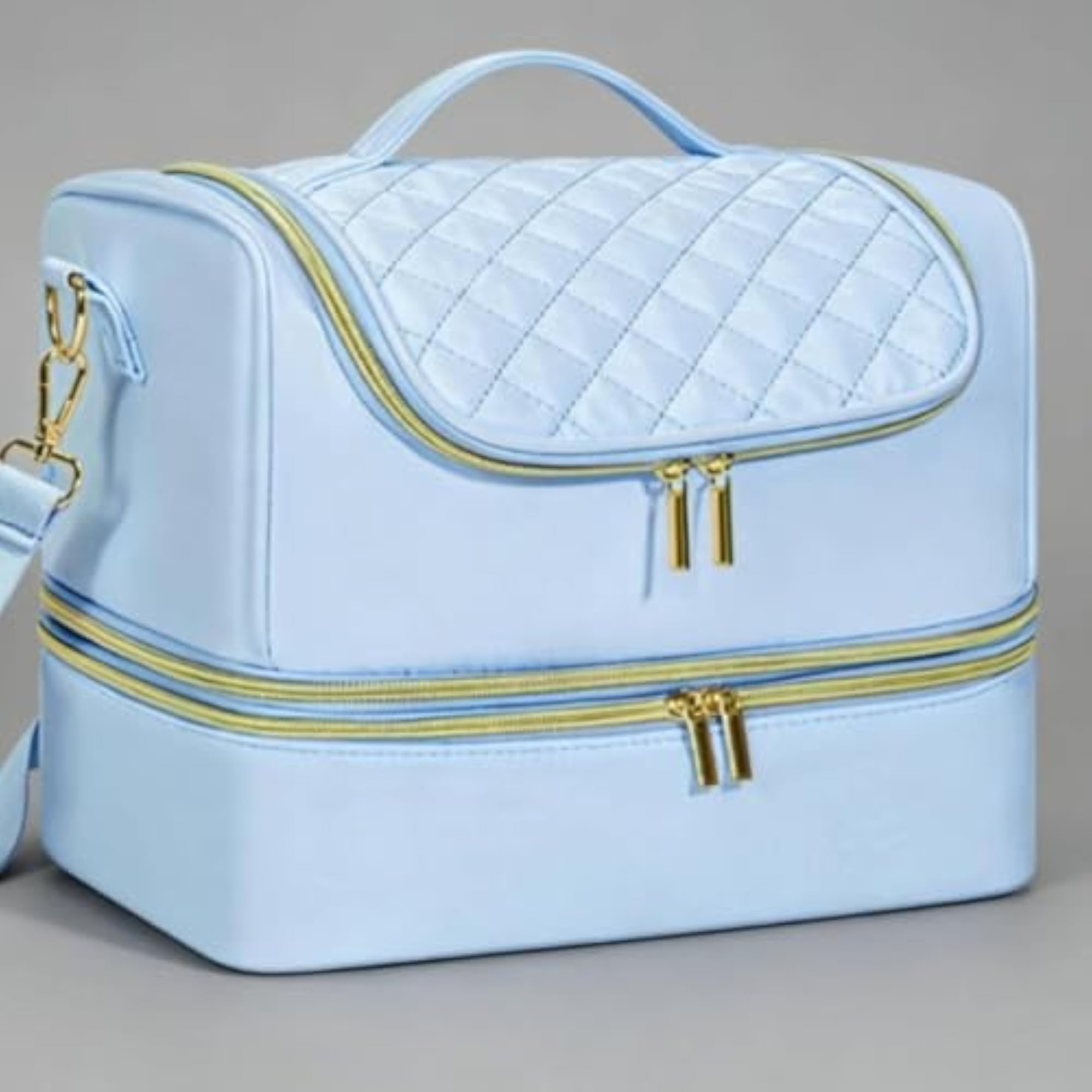Double Layer Nail Polish Bag, Large Capacity Tote for Salon